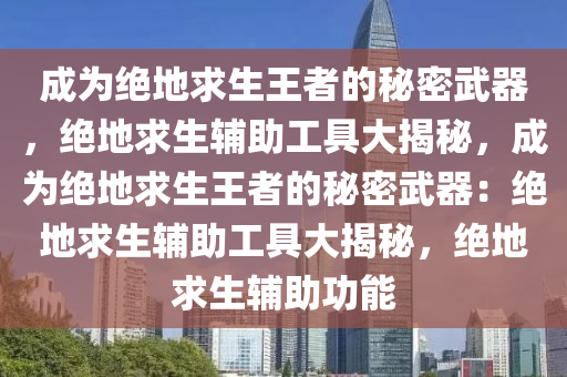 成为绝地求生王者的秘密武器，绝地求生辅助工具大揭秘，成为绝地求生王者的秘密武器：绝地求生辅助工具大揭秘，绝地求生辅助功能