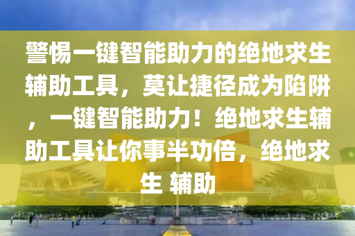 警惕一键智能助力的绝地求生辅助工具，莫让捷径成为陷阱，一键智能助力！绝地求生辅助工具让你事半功倍，绝地求生 辅助