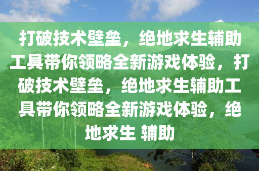 打破技术壁垒，绝地求生辅助工具带你领略全新游戏体验，打破技术壁垒，绝地求生辅助工具带你领略全新游戏体验，绝地求生 辅助