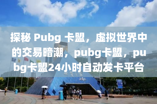 探秘 Pubg 卡盟，虚拟世界中的交易暗潮，pubg卡盟，pubg卡盟24小时自动发卡平台