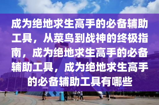成为绝地求生高手的必备辅助工具，从菜鸟到战神的终极指南，成为绝地求生高手的必备辅助工具，成为绝地求生高手的必备辅助工具有哪些