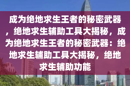 成为绝地求生王者的秘密武器，绝地求生辅助工具大揭秘，成为绝地求生王者的秘密武器：绝地求生辅助工具大揭秘，绝地求生辅助功能