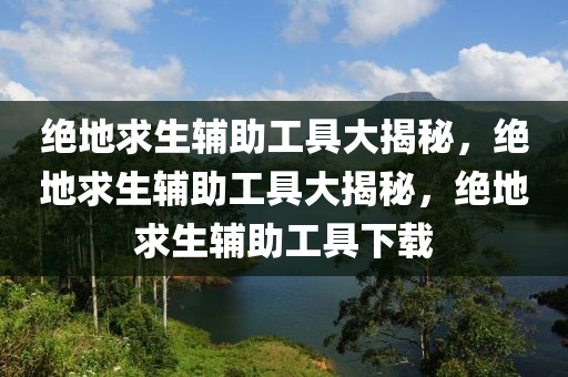 绝地求生辅助工具大揭秘，绝地求生辅助工具大揭秘，绝地求生辅助工具下载