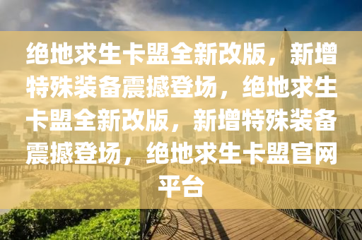 绝地求生卡盟全新改版，新增特殊装备震撼登场，绝地求生卡盟全新改版，新增特殊装备震撼登场，绝地求生卡盟官网平台