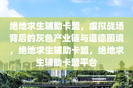 绝地求生辅助卡盟，虚拟战场背后的灰色产业链与道德困境，绝地求生辅助卡盟，绝地求生辅助卡盟平台