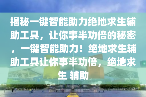 揭秘一键智能助力绝地求生辅助工具，让你事半功倍的秘密，一键智能助力！绝地求生辅助工具让你事半功倍，绝地求生 辅助