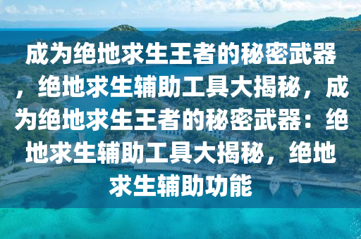 成为绝地求生王者的秘密武器，绝地求生辅助工具大揭秘，成为绝地求生王者的秘密武器：绝地求生辅助工具大揭秘，绝地求生辅助功能