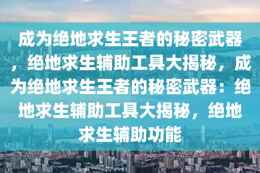 成为绝地求生王者的秘密武器，绝地求生辅助工具大揭秘，成为绝地求生王者的秘密武器：绝地求生辅助工具大揭秘，绝地求生辅助功能