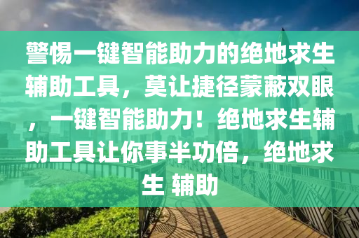 警惕一键智能助力的绝地求生辅助工具，莫让捷径蒙蔽双眼，一键智能助力！绝地求生辅助工具让你事半功倍，绝地求生 辅助