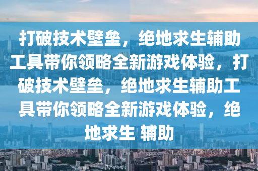 打破技术壁垒，绝地求生辅助工具带你领略全新游戏体验，打破技术壁垒，绝地求生辅助工具带你领略全新游戏体验，绝地求生 辅助