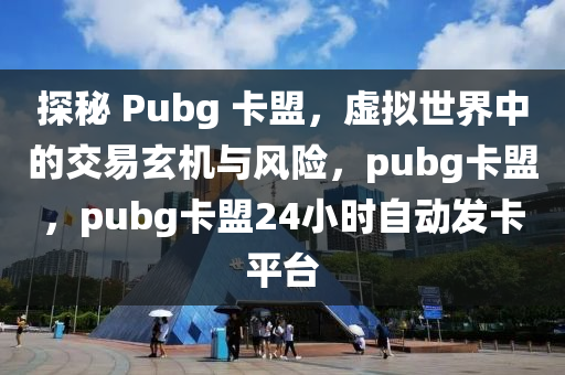 探秘 Pubg 卡盟，虚拟世界中的交易玄机与风险，pubg卡盟，pubg卡盟24小时自动发卡平台