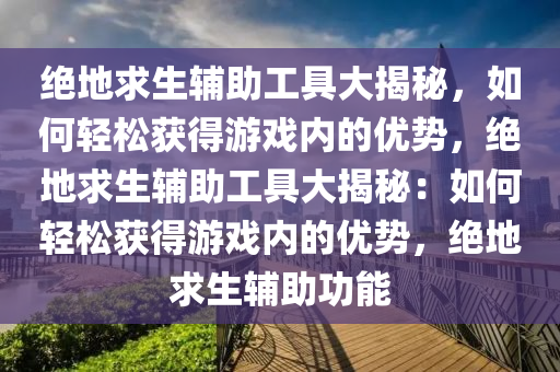 绝地求生辅助工具大揭秘，如何轻松获得游戏内的优势，绝地求生辅助工具大揭秘：如何轻松获得游戏内的优势，绝地求生辅助功能