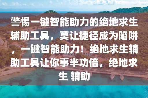 警惕一键智能助力的绝地求生辅助工具，莫让捷径成为陷阱，一键智能助力！绝地求生辅助工具让你事半功倍，绝地求生 辅助