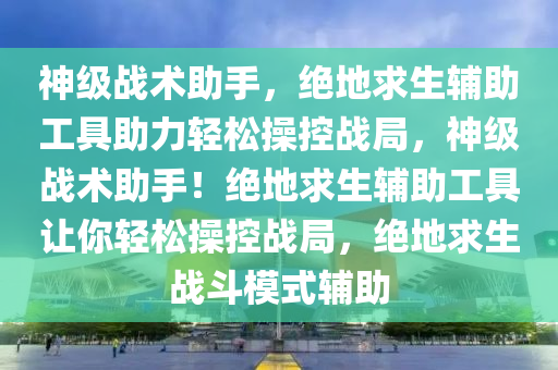 神级战术助手，绝地求生辅助工具助力轻松操控战局，神级战术助手！绝地求生辅助工具让你轻松操控战局，绝地求生战斗模式辅助