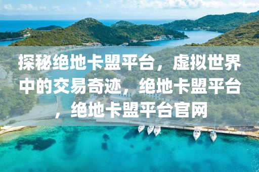 探秘绝地卡盟平台，虚拟世界中的交易奇迹，绝地卡盟平台，绝地卡盟平台官网