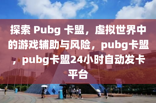 探索 Pubg 卡盟，虚拟世界中的游戏辅助与风险，pubg卡盟，pubg卡盟24小时自动发卡平台