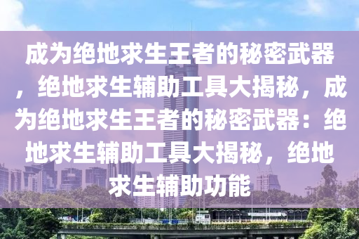 成为绝地求生王者的秘密武器，绝地求生辅助工具大揭秘，成为绝地求生王者的秘密武器：绝地求生辅助工具大揭秘，绝地求生辅助功能