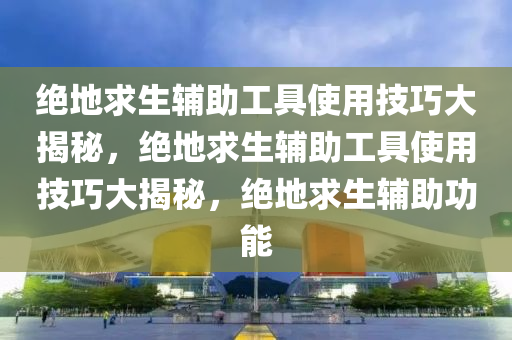 绝地求生辅助工具使用技巧大揭秘，绝地求生辅助工具使用技巧大揭秘，绝地求生辅助功能