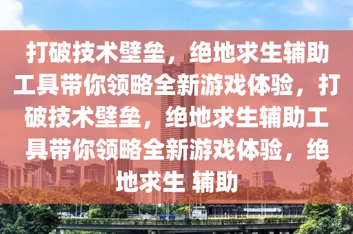 打破技术壁垒，绝地求生辅助工具带你领略全新游戏体验，打破技术壁垒，绝地求生辅助工具带你领略全新游戏体验，绝地求生 辅助