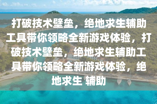 打破技术壁垒，绝地求生辅助工具带你领略全新游戏体验，打破技术壁垒，绝地求生辅助工具带你领略全新游戏体验，绝地求生 辅助