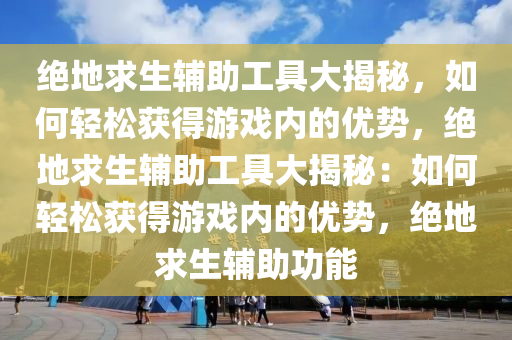 绝地求生辅助工具大揭秘，如何轻松获得游戏内的优势，绝地求生辅助工具大揭秘：如何轻松获得游戏内的优势，绝地求生辅助功能