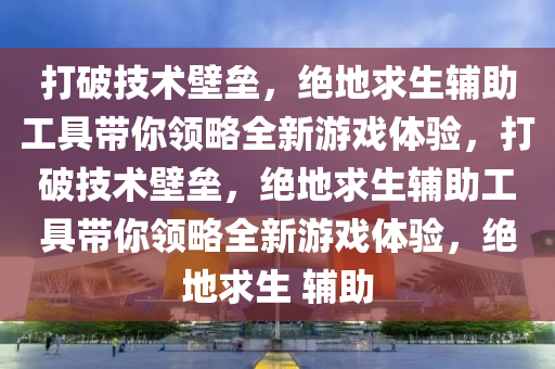 打破技术壁垒，绝地求生辅助工具带你领略全新游戏体验，打破技术壁垒，绝地求生辅助工具带你领略全新游戏体验，绝地求生 辅助