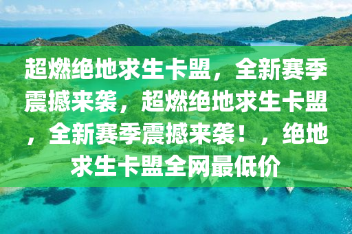 超燃绝地求生卡盟，全新赛季震撼来袭，超燃绝地求生卡盟，全新赛季震撼来袭！，绝地求生卡盟全网最低价