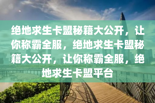 绝地求生卡盟秘籍大公开，让你称霸全服，绝地求生卡盟秘籍大公开，让你称霸全服，绝地求生卡盟平台