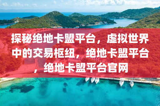 探秘绝地卡盟平台，虚拟世界中的交易枢纽，绝地卡盟平台，绝地卡盟平台官网