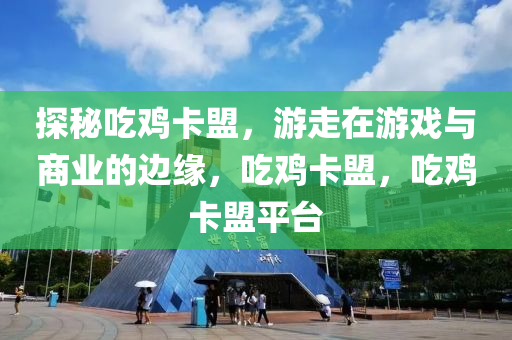 探秘吃鸡卡盟，游走在游戏与商业的边缘，吃鸡卡盟，吃鸡卡盟平台