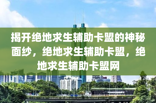 揭开绝地求生辅助卡盟的神秘面纱，绝地求生辅助卡盟，绝地求生辅助卡盟网