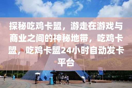 探秘吃鸡卡盟，游走在游戏与商业之间的神秘地带，吃鸡卡盟，吃鸡卡盟24小时自动发卡平台