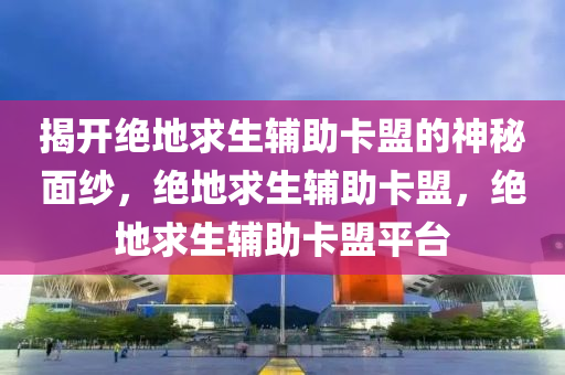 揭开绝地求生辅助卡盟的神秘面纱，绝地求生辅助卡盟，绝地求生辅助卡盟平台