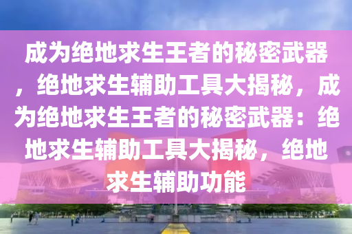 成为绝地求生王者的秘密武器，绝地求生辅助工具大揭秘，成为绝地求生王者的秘密武器：绝地求生辅助工具大揭秘，绝地求生辅助功能