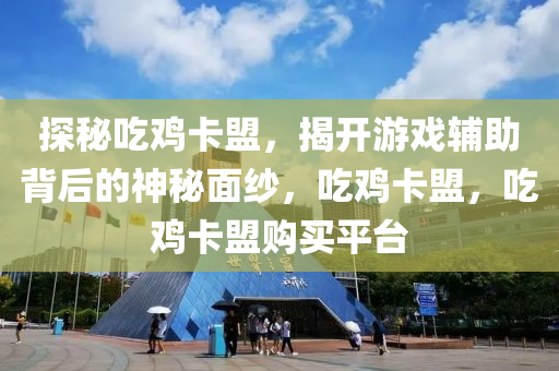 探秘吃鸡卡盟，揭开游戏辅助背后的神秘面纱，吃鸡卡盟，吃鸡卡盟购买平台