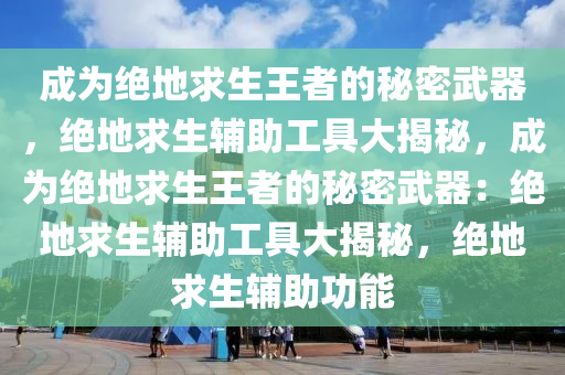 成为绝地求生王者的秘密武器，绝地求生辅助工具大揭秘，成为绝地求生王者的秘密武器：绝地求生辅助工具大揭秘，绝地求生辅助功能