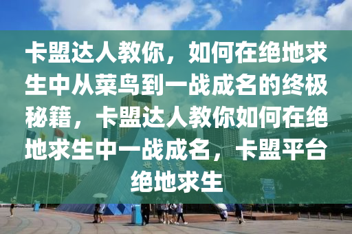卡盟达人教你，如何在绝地求生中从菜鸟到一战成名的终极秘籍，卡盟达人教你如何在绝地求生中一战成名，卡盟平台绝地求生