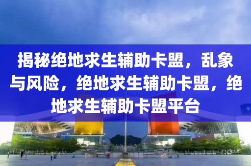揭秘绝地求生辅助卡盟，乱象与风险，绝地求生辅助卡盟，绝地求生辅助卡盟平台