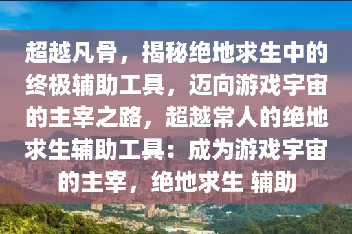 超越凡骨，揭秘绝地求生中的终极辅助工具，迈向游戏宇宙的主宰之路，超越常人的绝地求生辅助工具：成为游戏宇宙的主宰，绝地求生 辅助