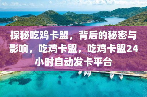 探秘吃鸡卡盟，背后的秘密与影响，吃鸡卡盟，吃鸡卡盟24小时自动发卡平台