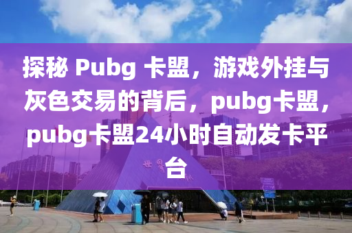 探秘 Pubg 卡盟，游戏外挂与灰色交易的背后，pubg卡盟，pubg卡盟24小时自动发卡平台