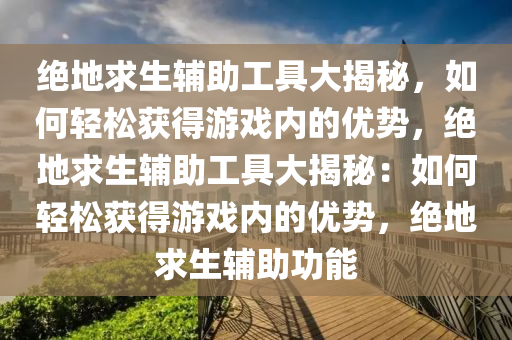 绝地求生辅助工具大揭秘，如何轻松获得游戏内的优势，绝地求生辅助工具大揭秘：如何轻松获得游戏内的优势，绝地求生辅助功能