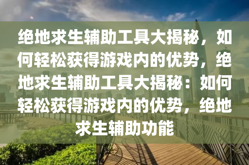 绝地求生辅助工具大揭秘，如何轻松获得游戏内的优势，绝地求生辅助工具大揭秘：如何轻松获得游戏内的优势，绝地求生辅助功能