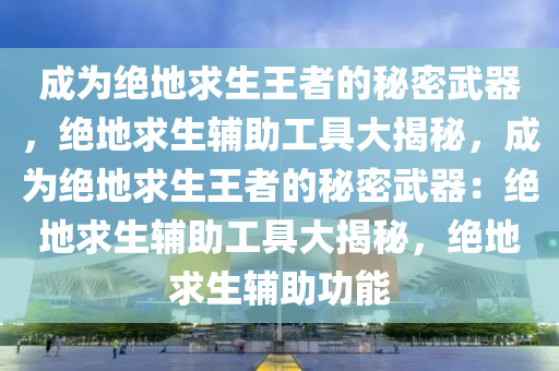 成为绝地求生王者的秘密武器，绝地求生辅助工具大揭秘，成为绝地求生王者的秘密武器：绝地求生辅助工具大揭秘，绝地求生辅助功能