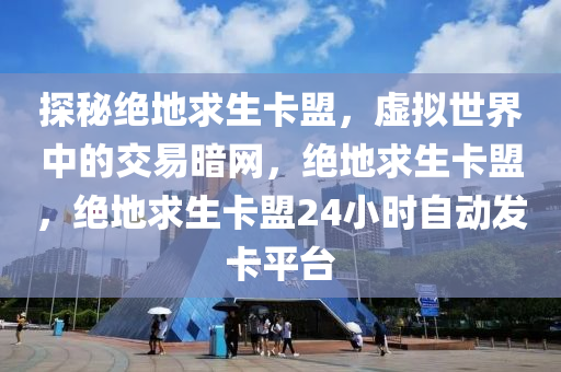 探秘绝地求生卡盟，虚拟世界中的交易暗网，绝地求生卡盟，绝地求生卡盟24小时自动发卡平台