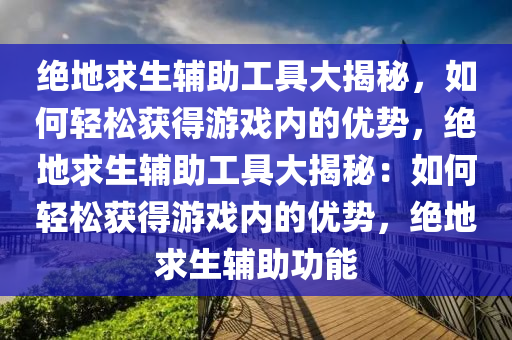 绝地求生辅助工具大揭秘，如何轻松获得游戏内的优势，绝地求生辅助工具大揭秘：如何轻松获得游戏内的优势，绝地求生辅助功能