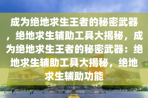 成为绝地求生王者的秘密武器，绝地求生辅助工具大揭秘，成为绝地求生王者的秘密武器：绝地求生辅助工具大揭秘，绝地求生辅助功能
