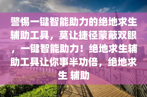 警惕一键智能助力的绝地求生辅助工具，莫让捷径蒙蔽双眼，一键智能助力！绝地求生辅助工具让你事半功倍，绝地求生 辅助