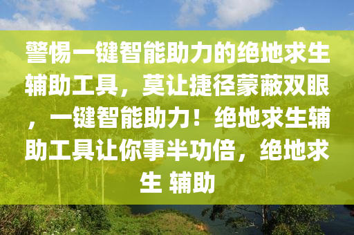 警惕一键智能助力的绝地求生辅助工具，莫让捷径蒙蔽双眼，一键智能助力！绝地求生辅助工具让你事半功倍，绝地求生 辅助