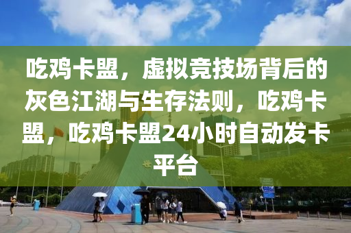 吃鸡卡盟，虚拟竞技场背后的灰色江湖与生存法则，吃鸡卡盟，吃鸡卡盟24小时自动发卡平台